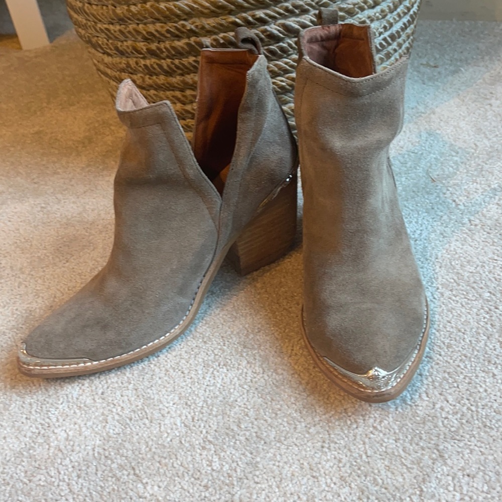 Jeffery Campbell Taupe Booties